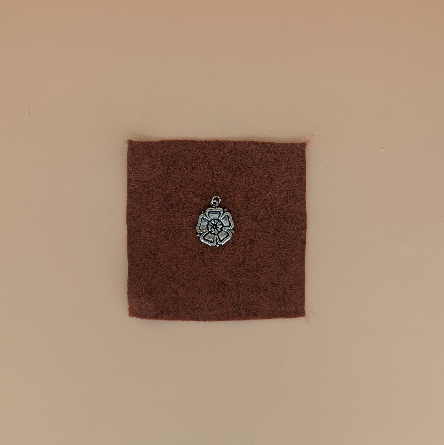 Pewter Tudor Rose Charm