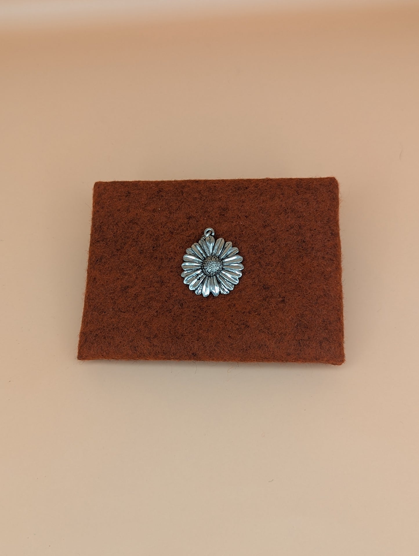 Pewter Daisy Charm