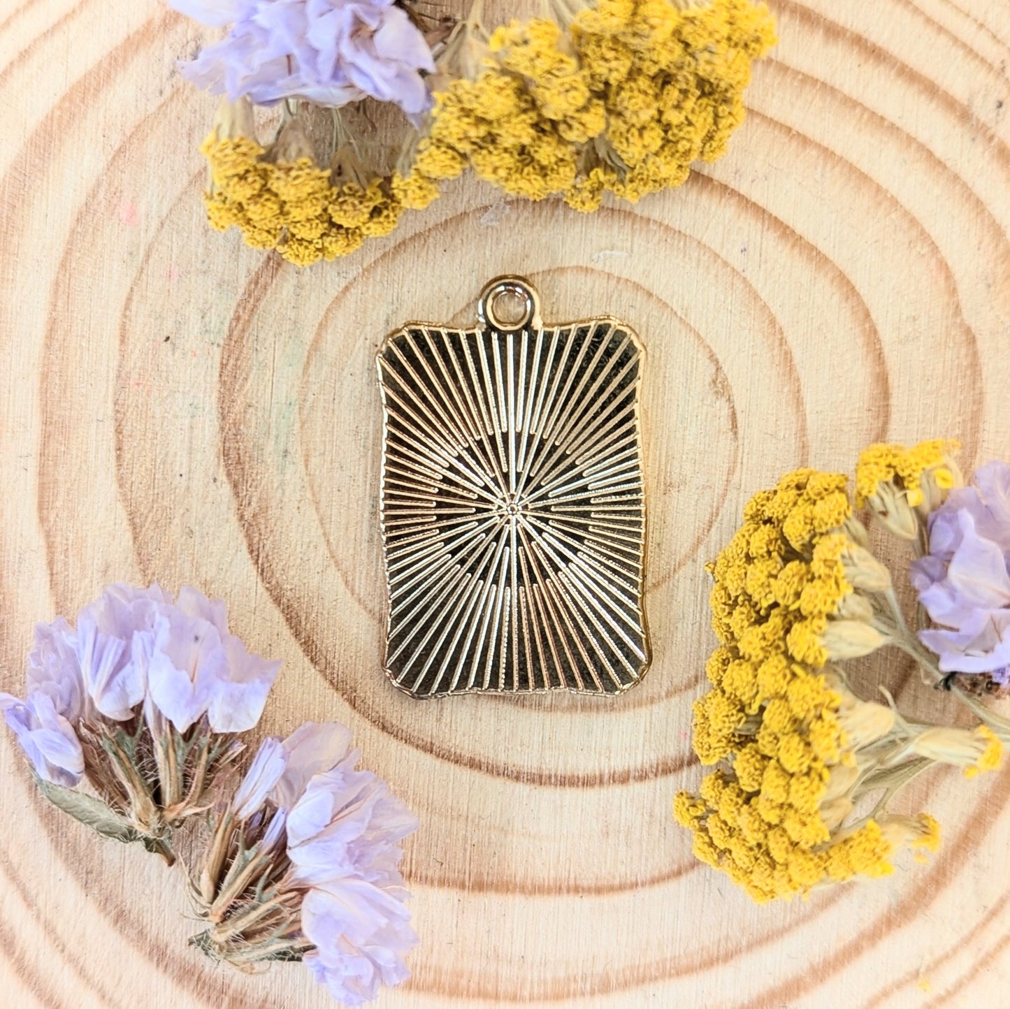 The Sun Tarot Charm (gold)