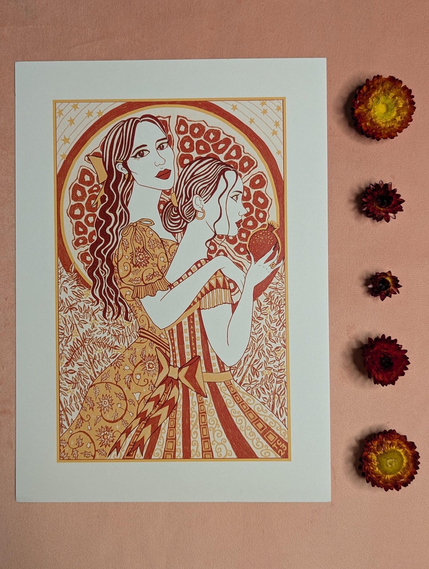 “Sapphics" Print by Theo Cleary