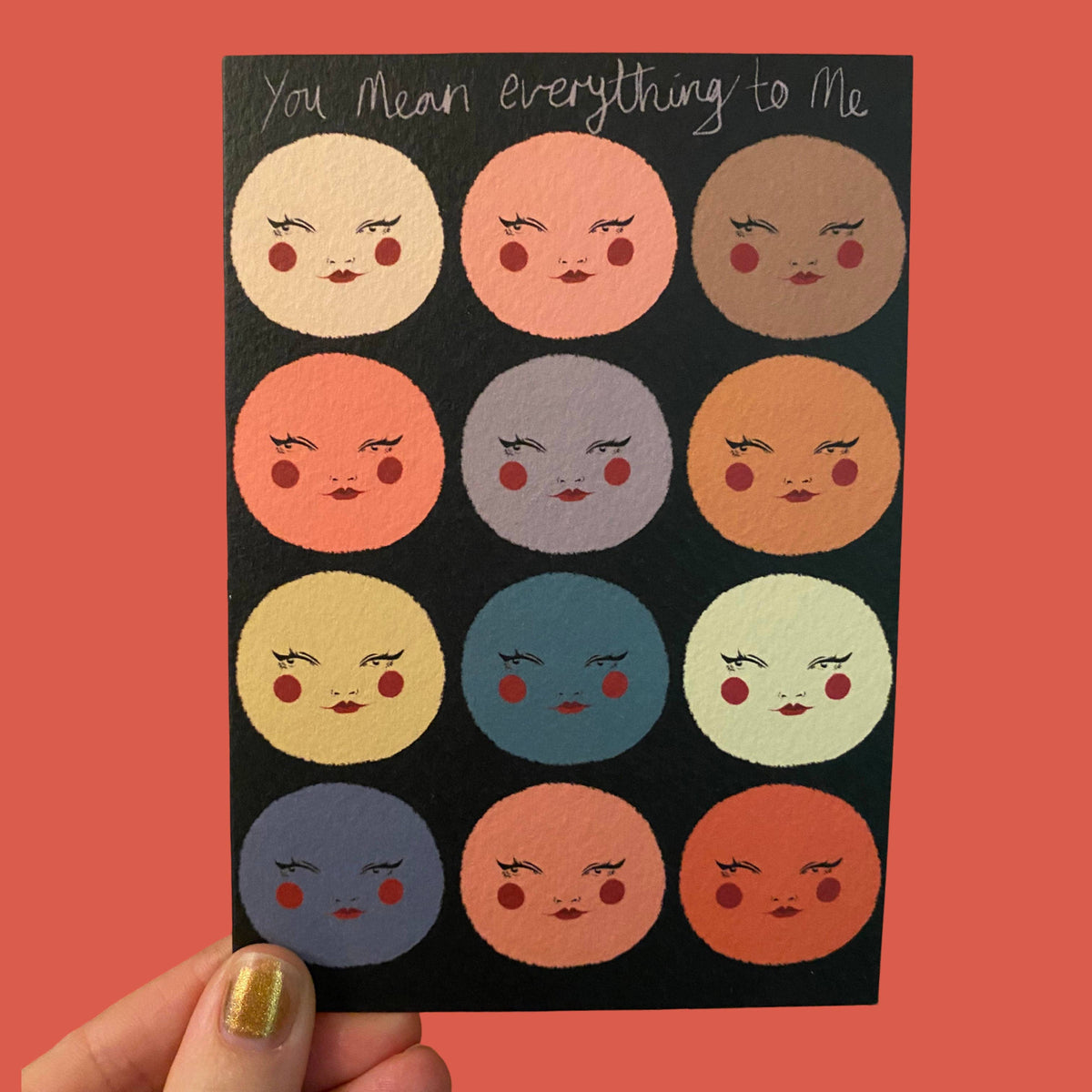 'You mean everything to me' Moon Card