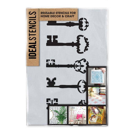 Antique Keys Stencil