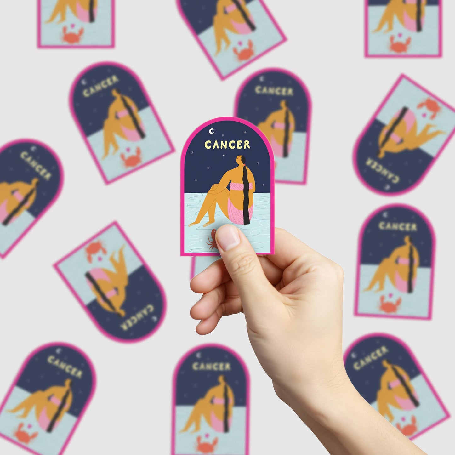 Cancer Astrology Sticker