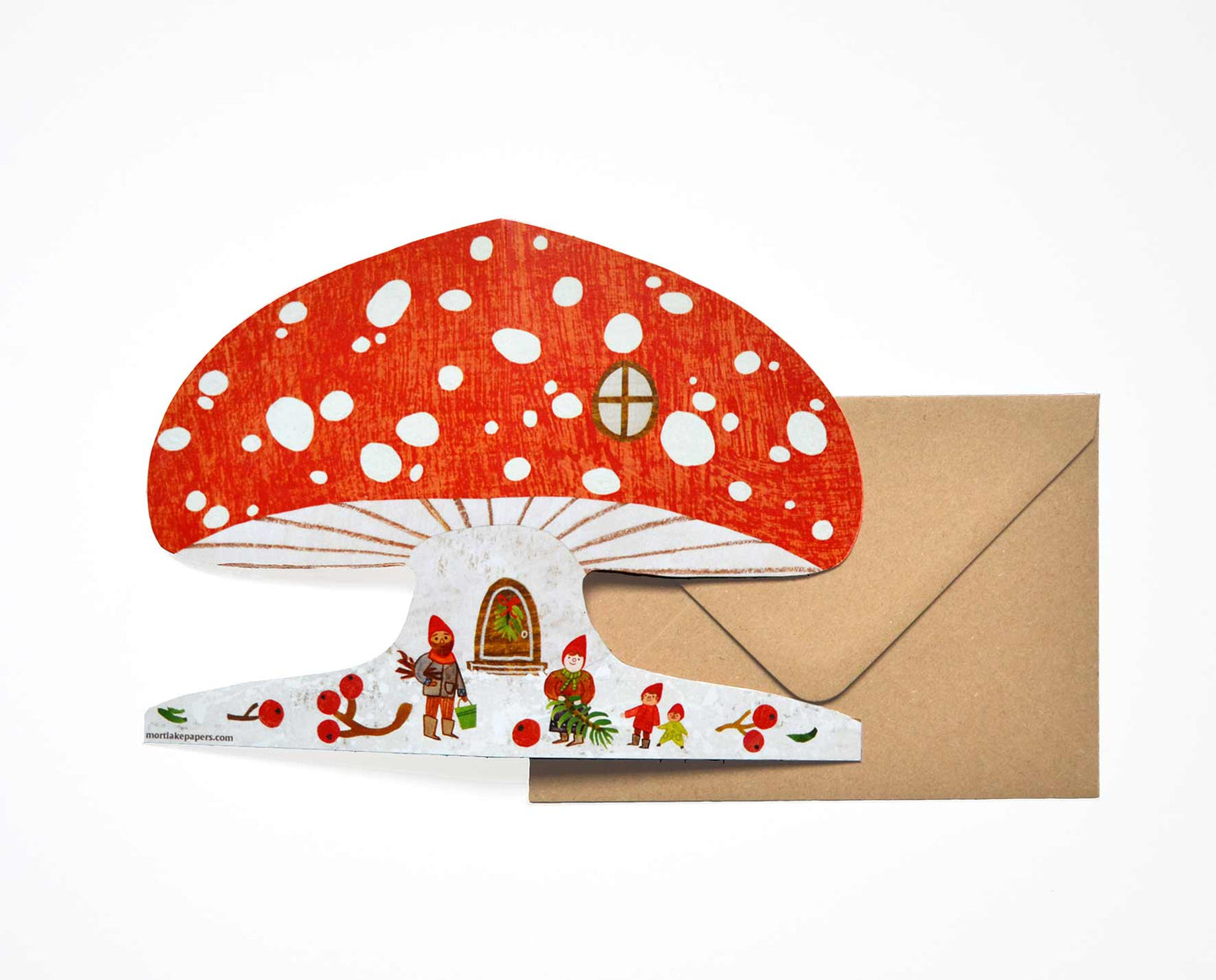 Snowy Mushroom Card | Christmas Card