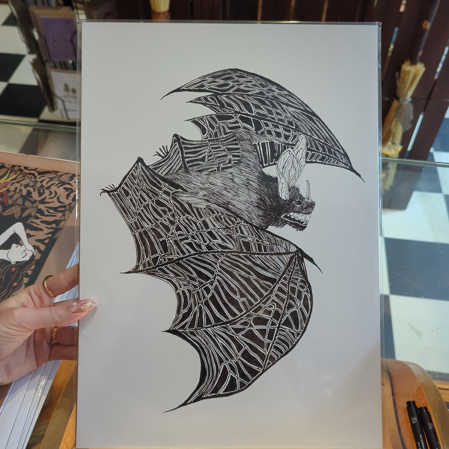 "Bat" Print by Theo Cleary