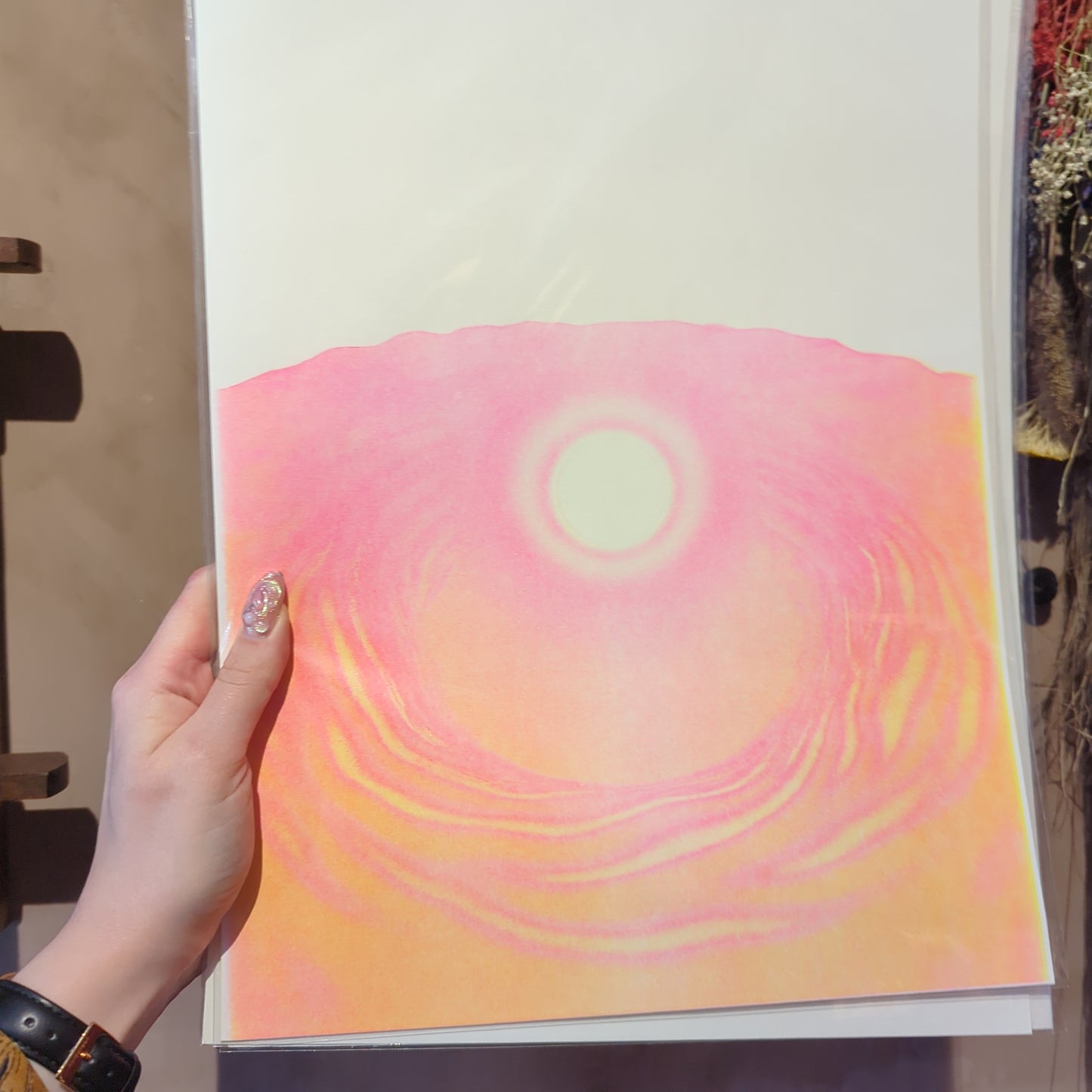 "Black Hole" Print by Abstract Art Student