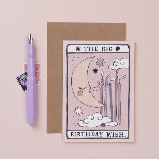 Tarot Moon Birthday Card by Sister Paper Co.