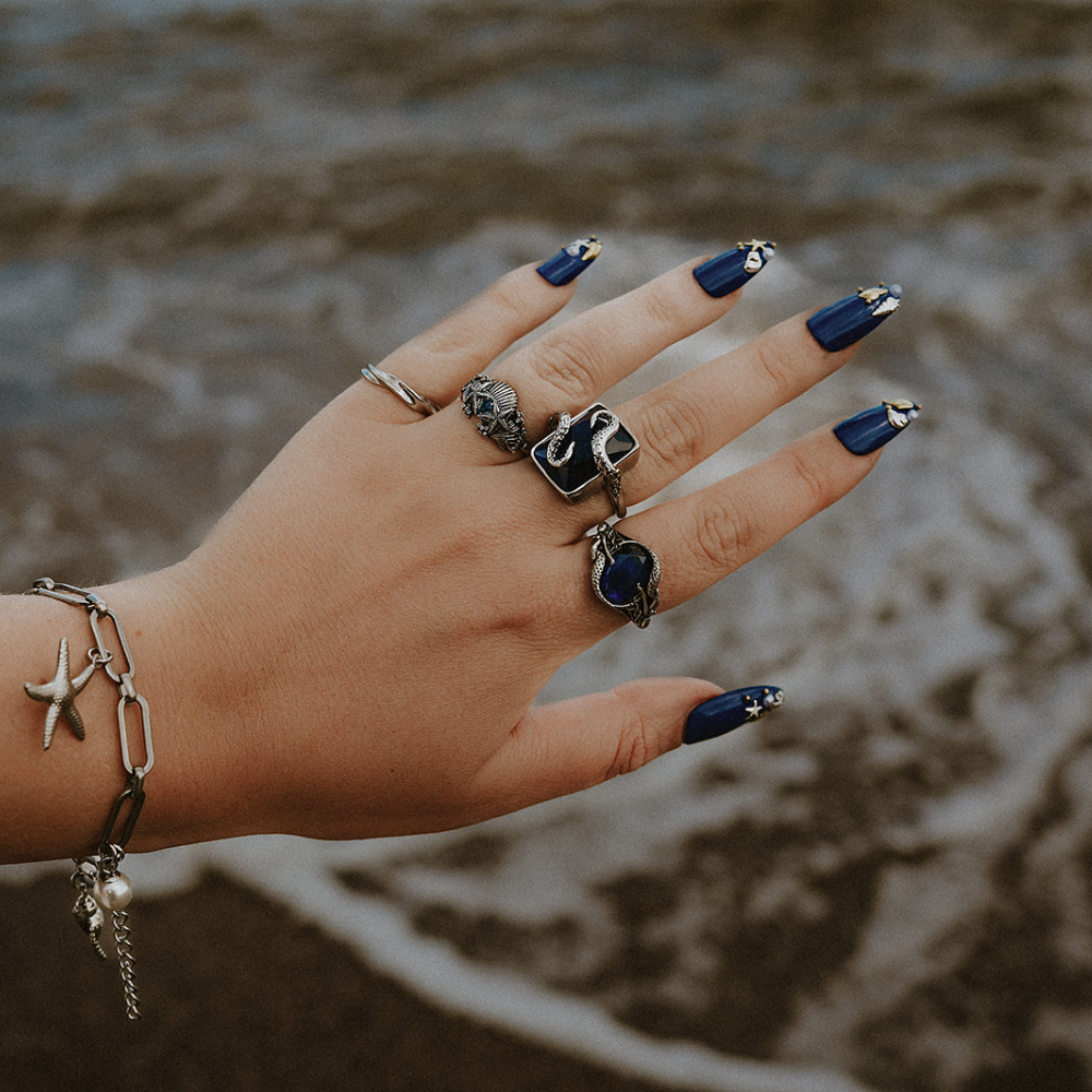 The Siren’s Secret Blue Stone Ring