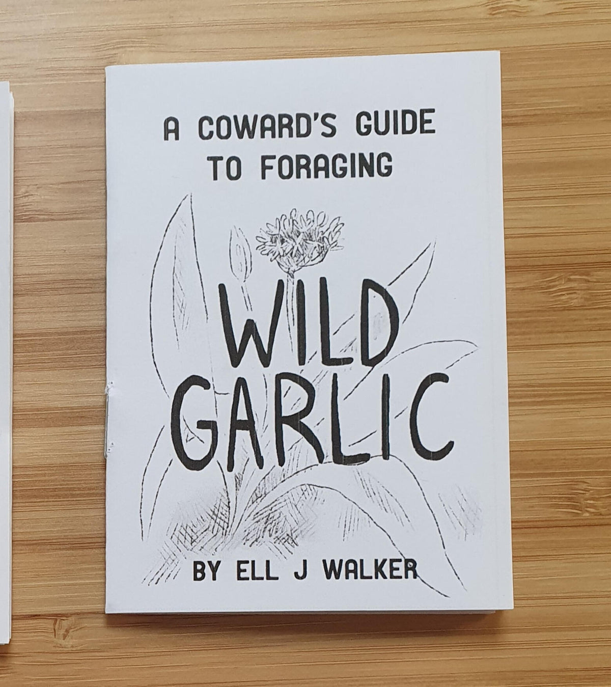 A Coward's Guide to Foraging Zine - Wild Garlic
