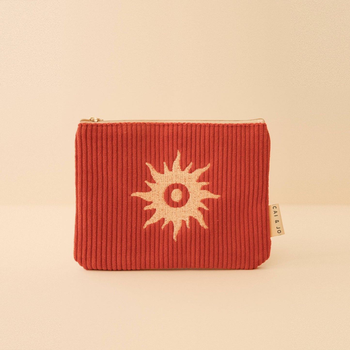Corduroy Sun Pouch in Rust