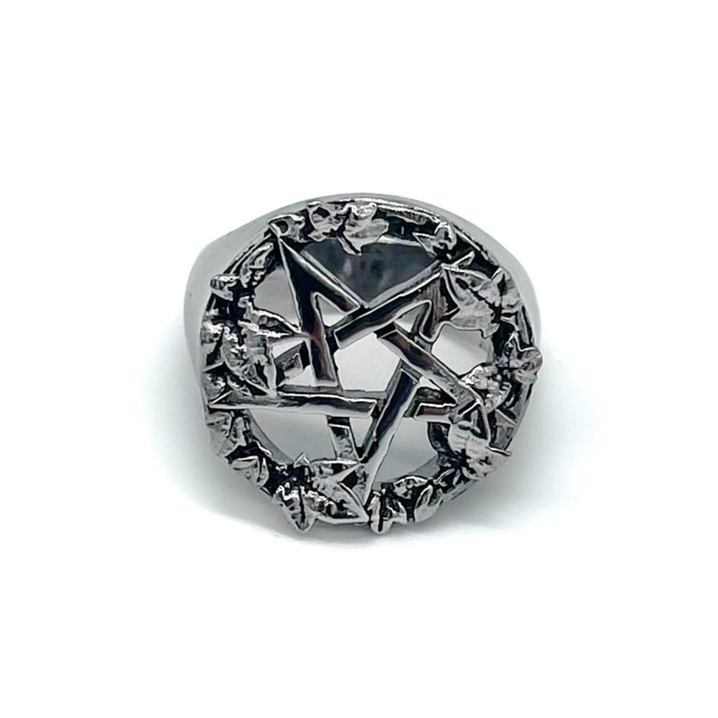 Green Witch Pentacle Ring