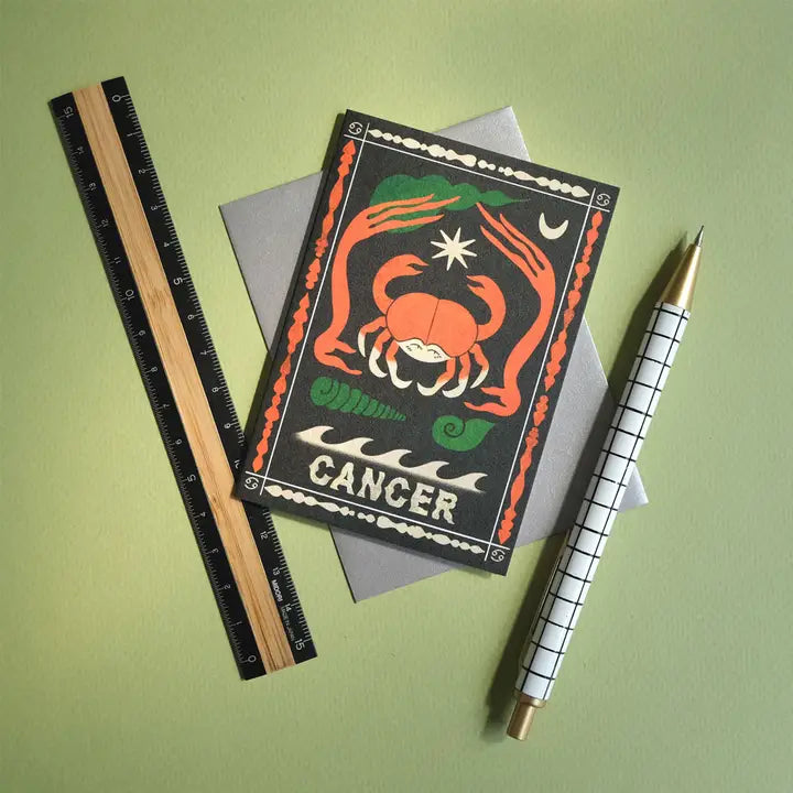 Cancer Birthday Mini Card by Printer Johnson