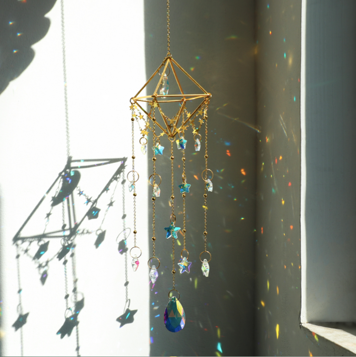 Chandelier Crystal Prism Suncatcher Decor