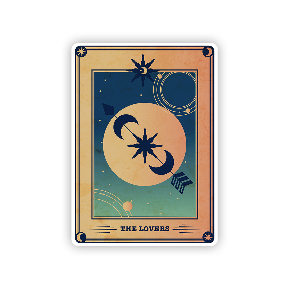 The Lovers Sticker by Lione & Sheikh