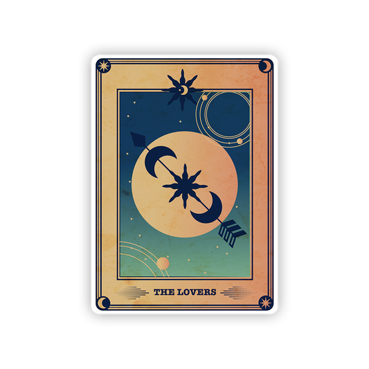 The Lovers Sticker by Lione & Sheikh