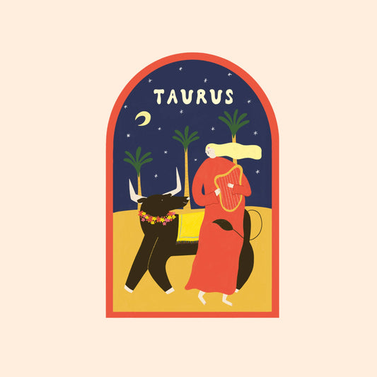 Taurus Astrology Sticker