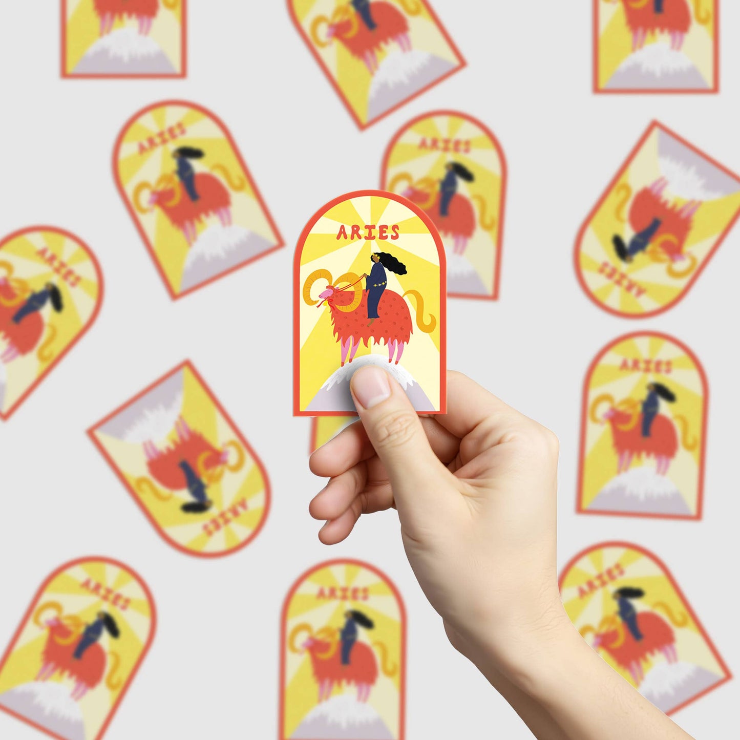 Aries Astrology Sticker