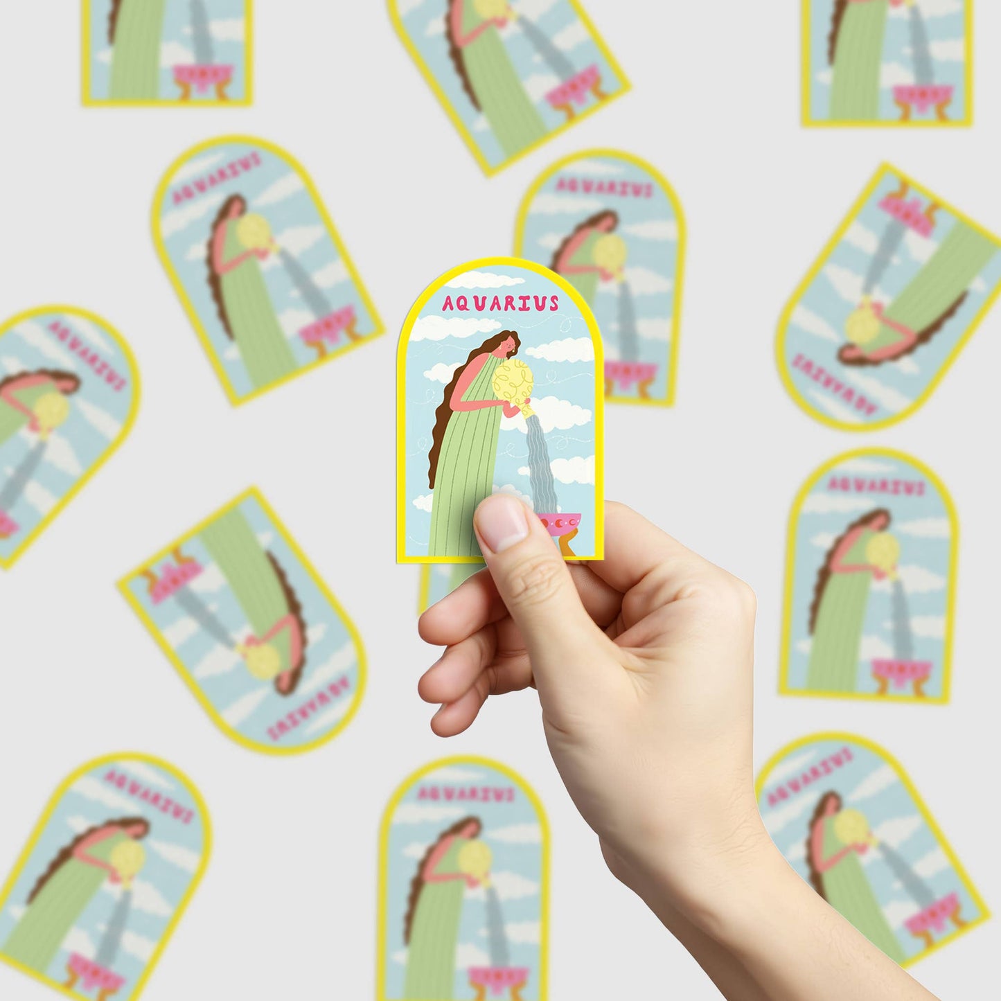 Aquarius Astrology Sticker