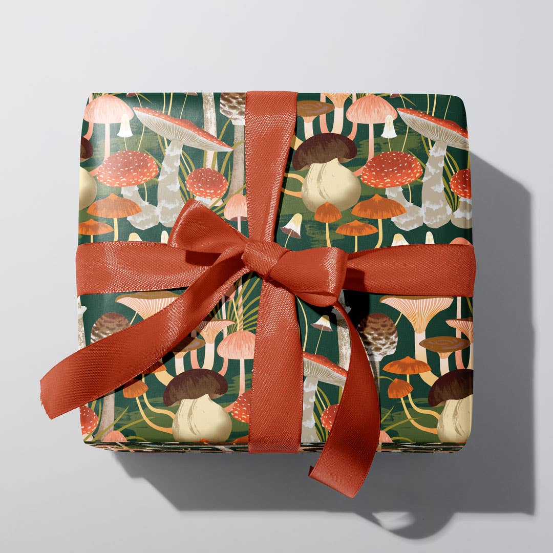 Fungi Mushroom Gift Wrap Sheets