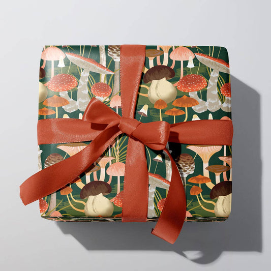 Fungi Mushroom Gift Wrap Sheets