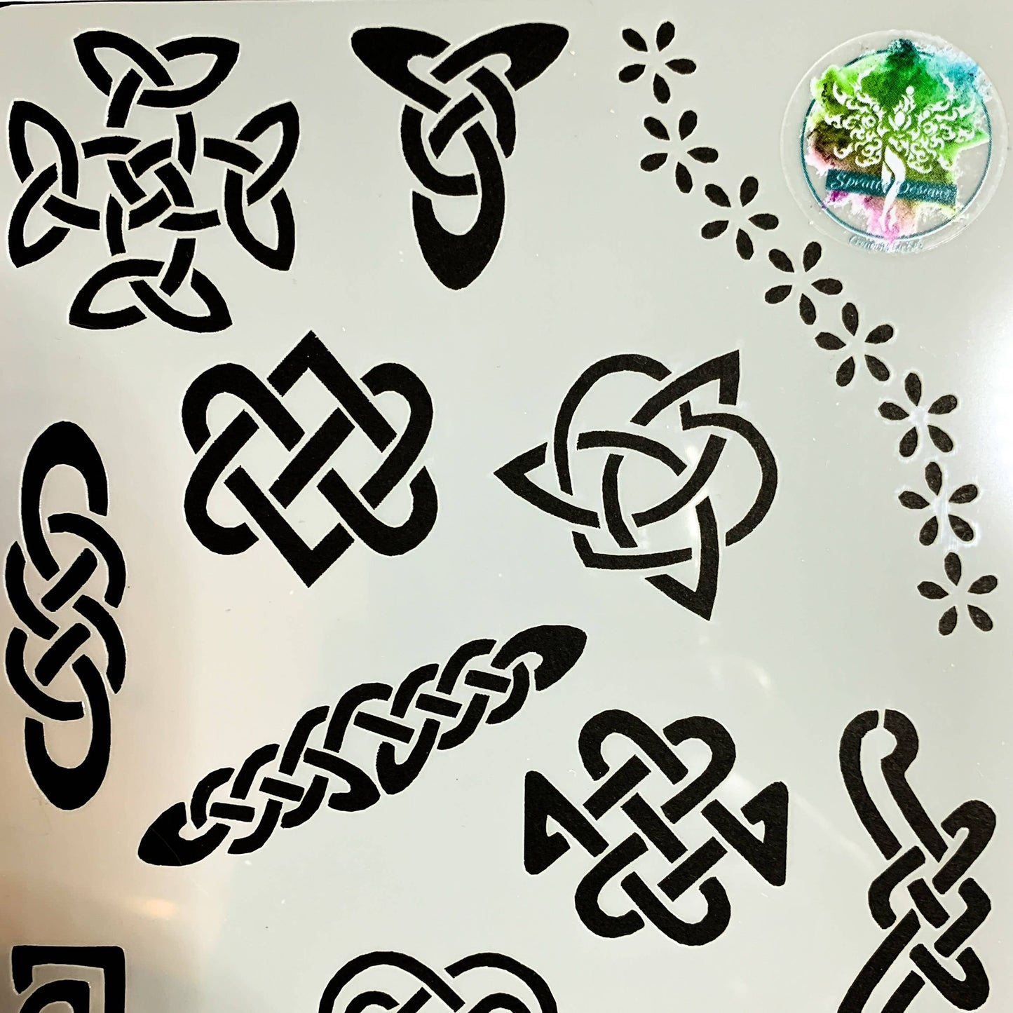 Celtic Viking Knots Stencil - Design 1