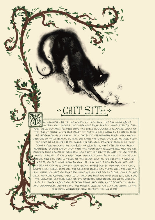 Cait Sith A5 Print