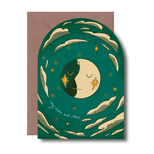 My Moon & Stars Arch Card by Lione & Sheikh