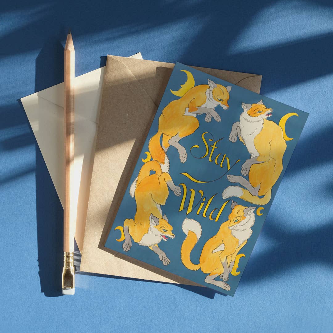 Stay Wild | Fox Greeting Card