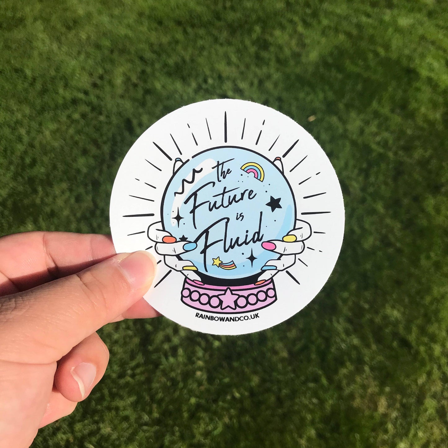 The Future is Fluid Vinyl Sticker