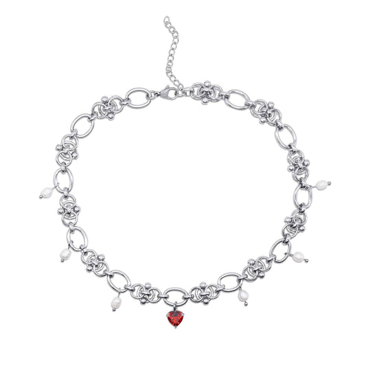 Scarlet Grace Pearl Choker