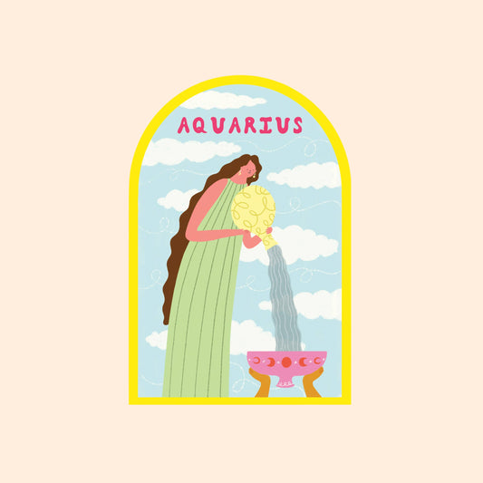 Aquarius Astrology Sticker