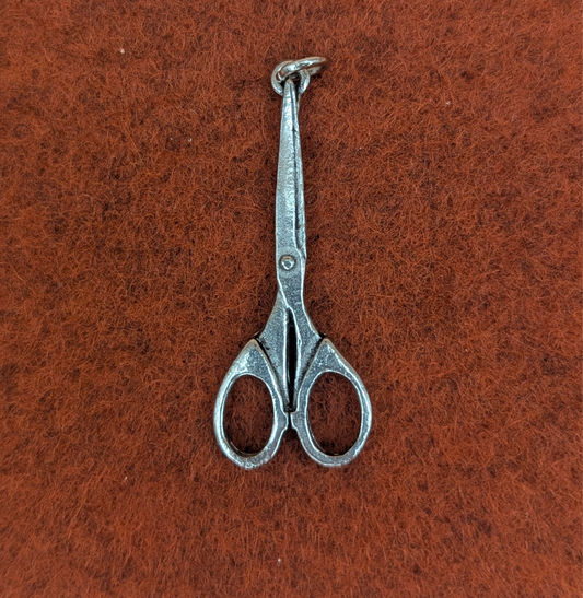 Pewter Scissors Charm