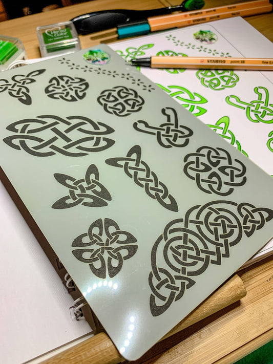 Celtic Viking Knots Stencil - Design 3