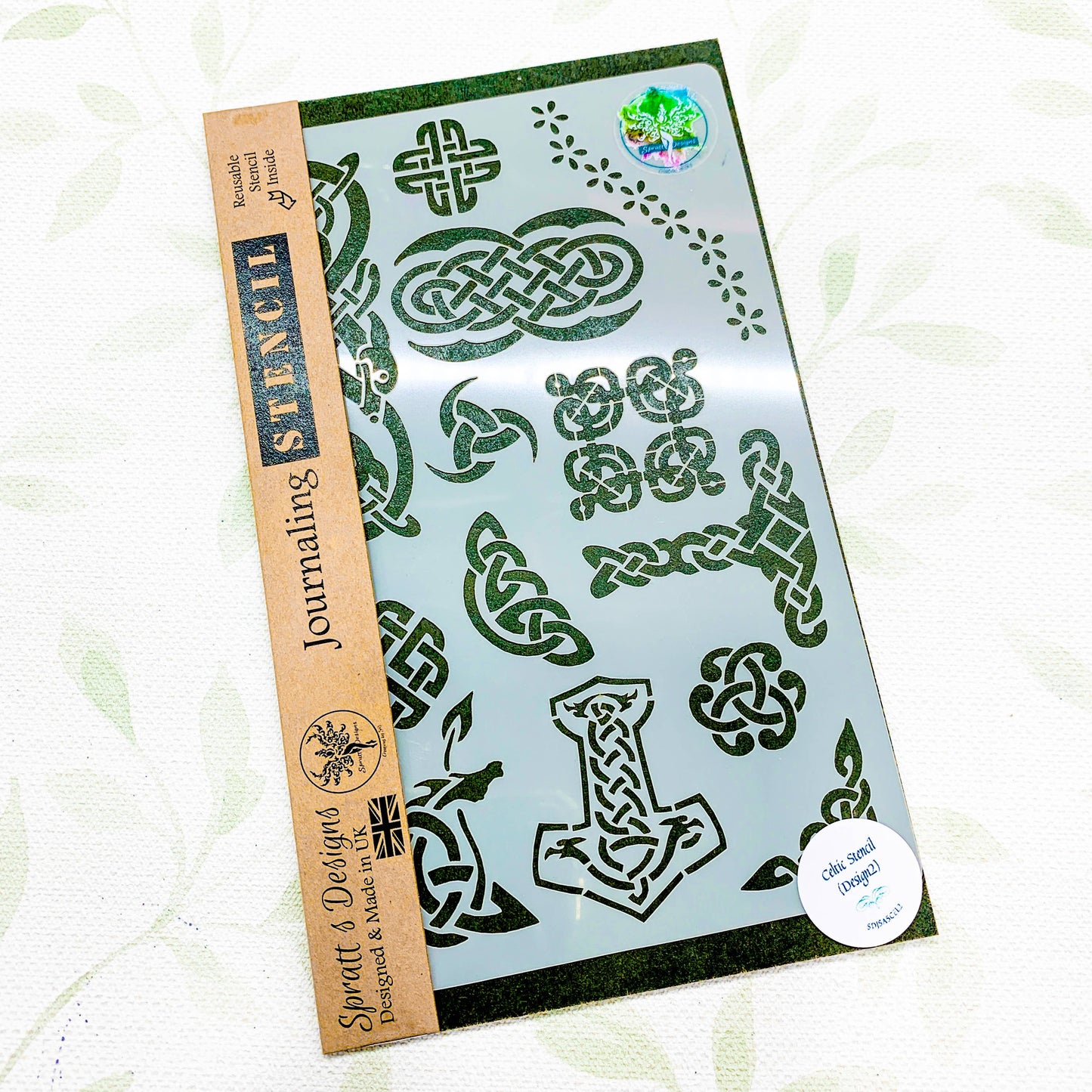 Celtic Viking Knots Stencil - Design 2