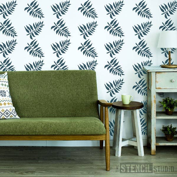 Longleat Fern Stencil