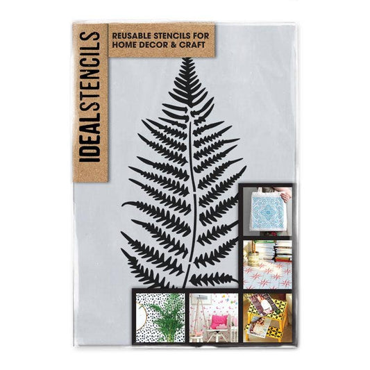 Fern Leaf Botanical Style Stencil