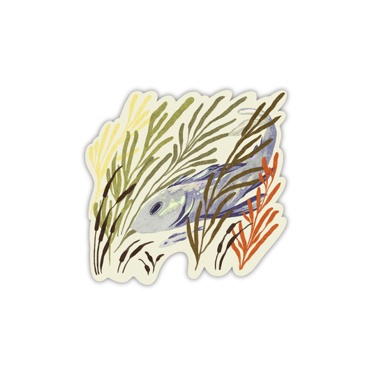 River Fish Glossy Sticker by Lione & Sheikh