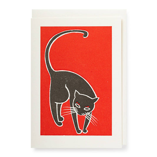 Black Cat | Letterpress Cards | Small Cards by Archivist Gallery