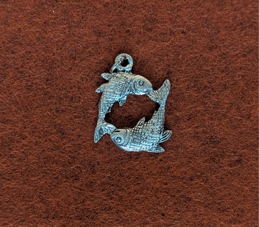 Pewter Pisces Charm
