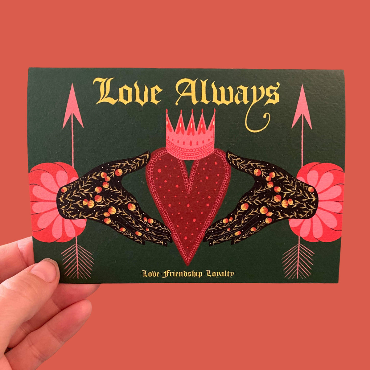 Love Always - Claddagh inspired card