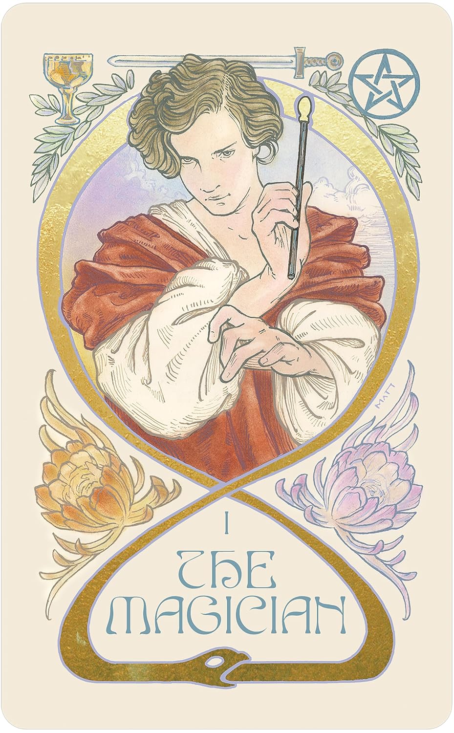 Ethereal Visions: An Illuminated Tarot Deck by Matt Hughes