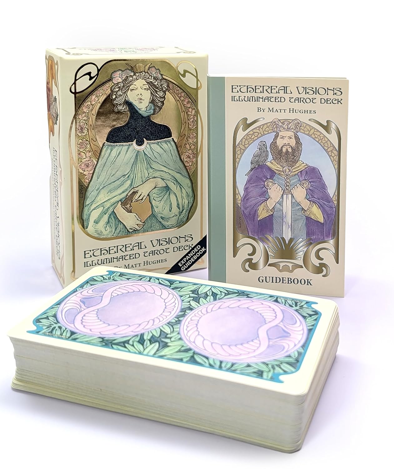 Ethereal Visions: An Illuminated Tarot Deck by Matt Hughes