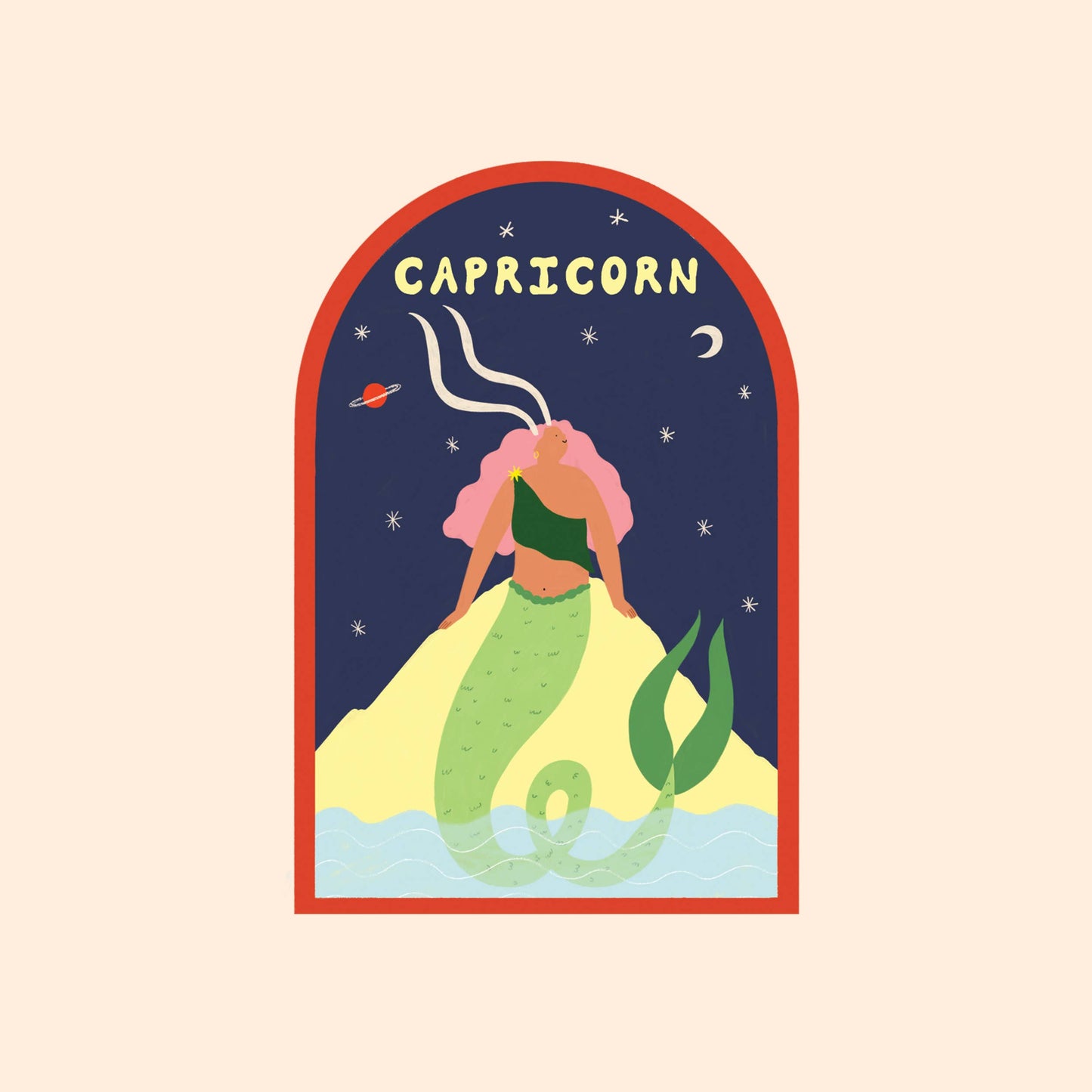 Capricorn Astrology Sticker