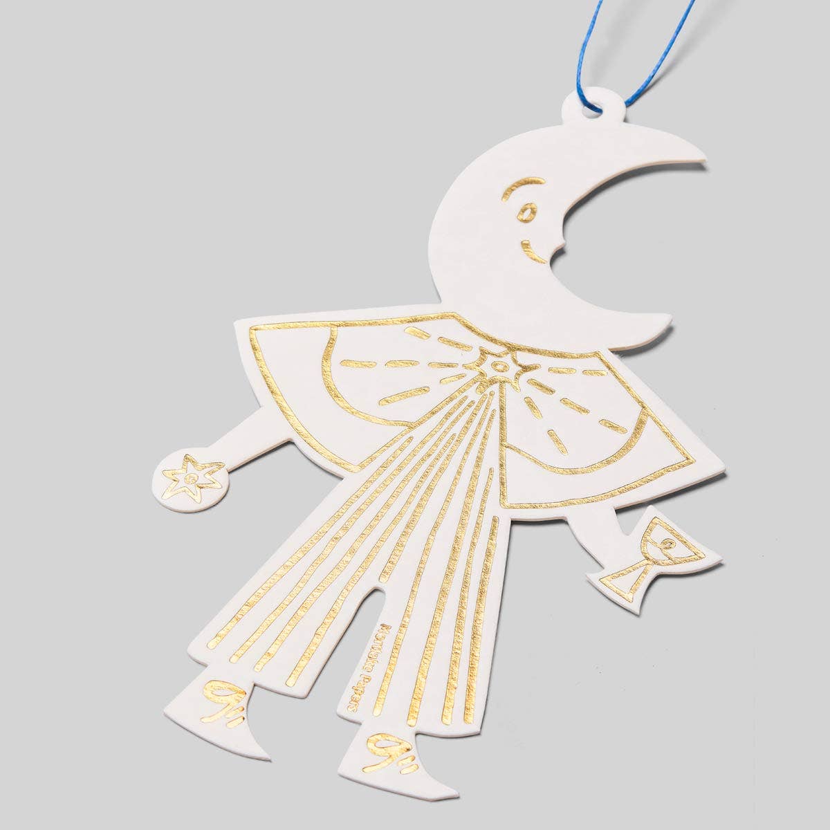 Moon Folk Ornament | Tree Decoration