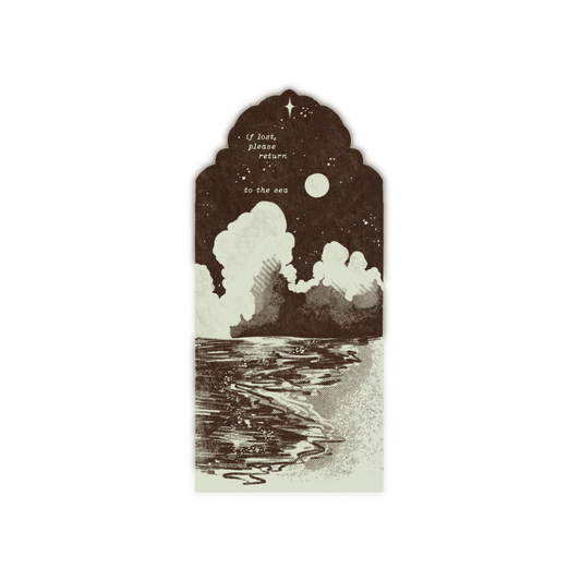 Return to the Sea Glossy Sticker by Lione & Sheikh