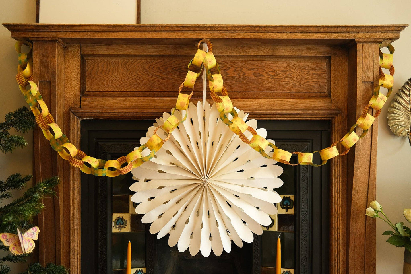 Yellow & Green Paper Chain Kit by East End Press