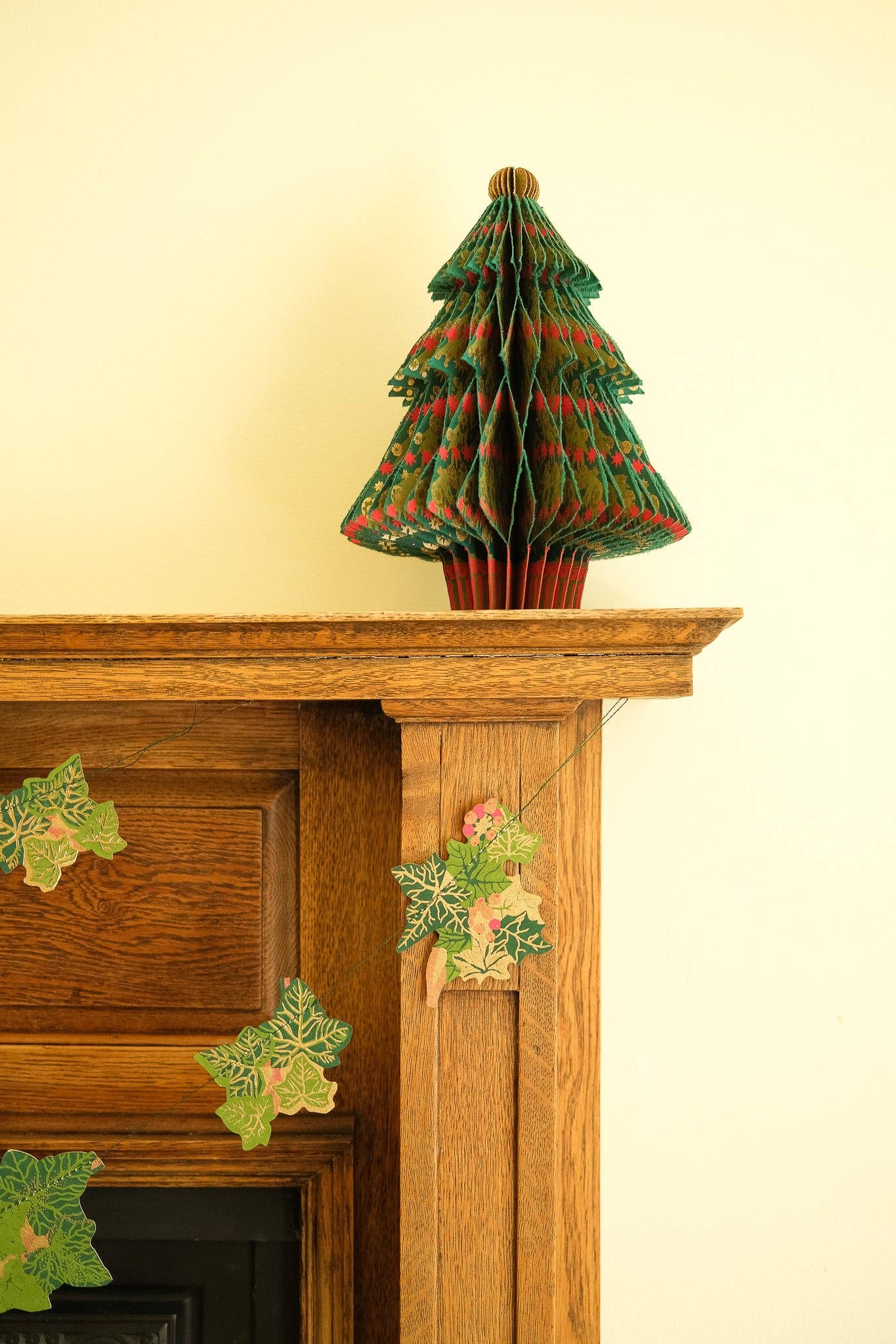 Holly and Ivy Sewn Garland