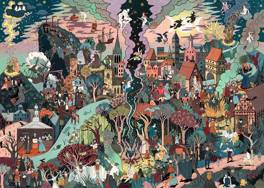 World of Witches 1000 Piece Puzzle