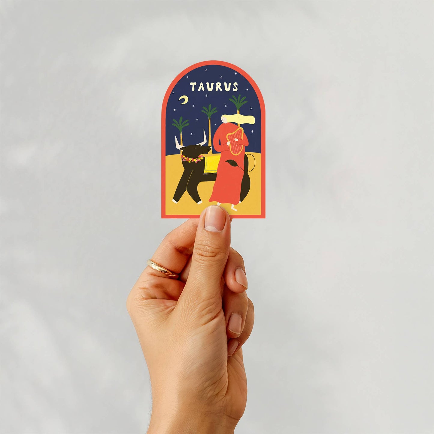 Taurus Astrology Sticker