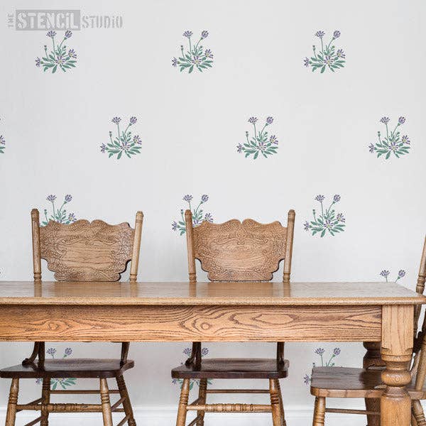 Osteospermum Stencil